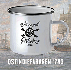 Emaljmugg - Ostindiefararen 1743