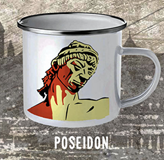 Emaljmugg - Poseidon